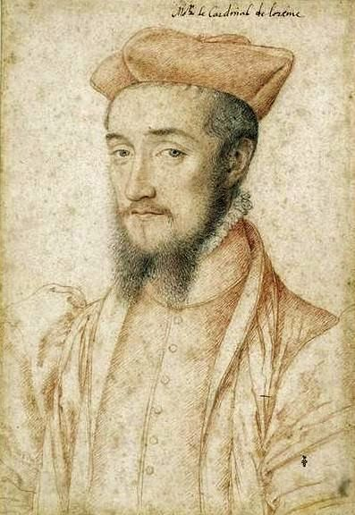 Charles Ier Cardinal de Lorraine - cole de Franois Clouet en 1550 ou en 1555 - Chantilly - muse Cond.